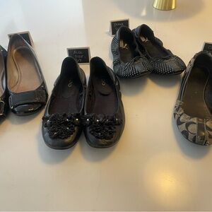Ballet Flat Bundle Size:8:9 preowned condition various brands